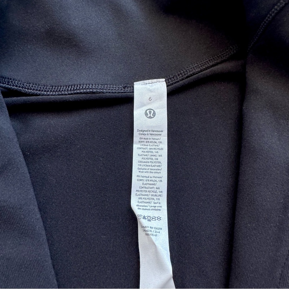 NWT Lululemon Define Relaxed-Fit Jacket Luon – Black – Size 6 - Picture 9 of 10